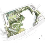 Illustrations jardins nantais - Jardin extraordinaire - plan aquarelle
